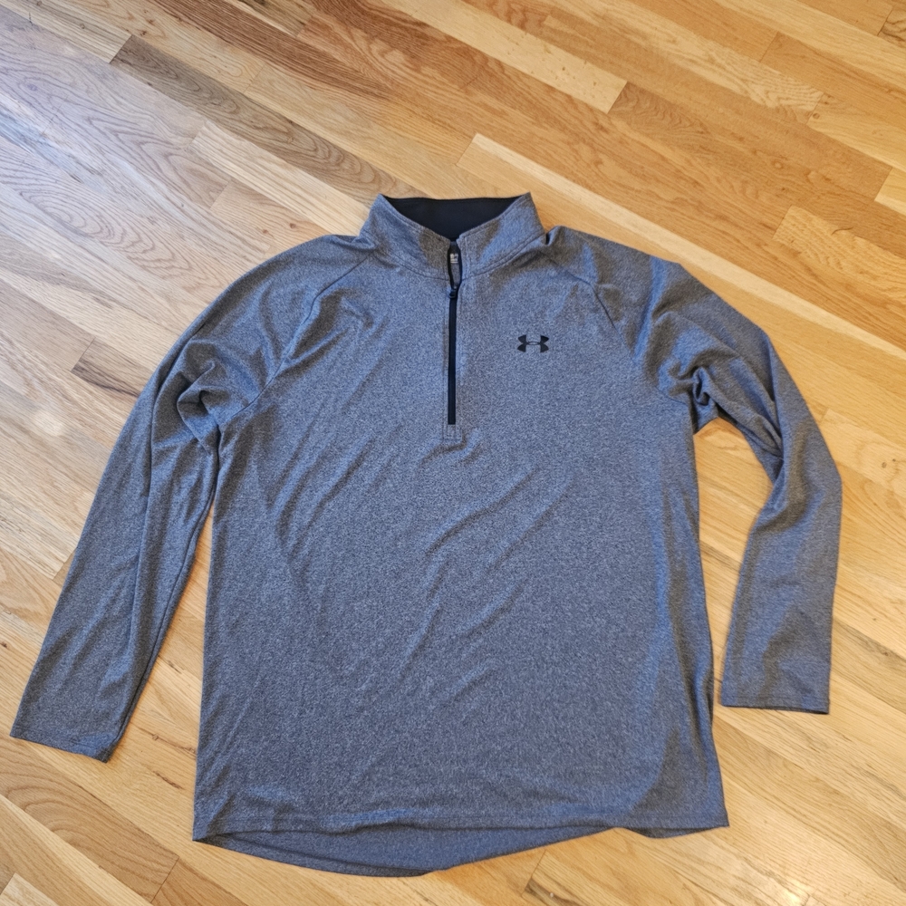 Under Armour Gray Quarter-Zip Pullover